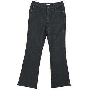 Z Supply Lia Ankle Kick Flare Jeans Black Sand Size 27‎ NWT